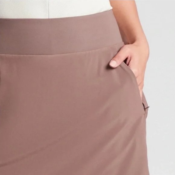 Athleta | Soho Skort | Mineral Brown | Sz 8 - Picture 2 of 8